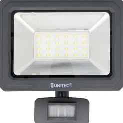 Unitec LED Wandstrahler mit Bewegungsmelder 30W 2400lm anthrazit
