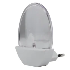 Unitec LED-Nachtlicht oval weiß