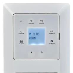 Unitec Unterputz-Radio mit Touchfunktion und Bluetooth weiß