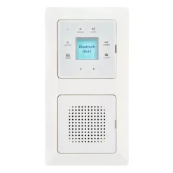 Unitec Unterputz-Radio mit Touchfunktion und Bluetooth weiß