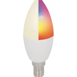 Unitec WIFI LED-Leuchtmittel Smart E14 3,5W RGB CCT dimmmbar