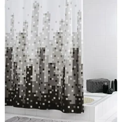 Valblue Duschvorhang Skyline Textil 180 x 200 cm