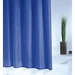 Valblue Duschvorhang Universal Folie 120 x 200 cm ultramarinblau