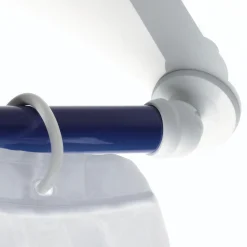 Valblue Schrägwandadapter für 25 mm Duschgestänge Vario weiß