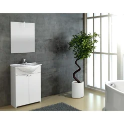 Valblue Badmöbel-Set Malibu weiß