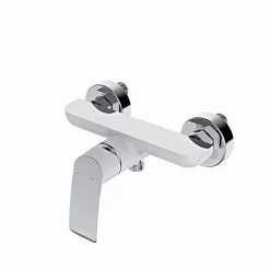 Valblue Duscharmatur Nantes chrom/ weiß