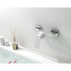 Valblue Duscharmatur Nantes chrom/ weiß