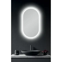 Valblue LED- Spiegel Lucien weiß matt 45 x 75 cm