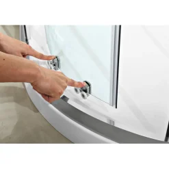 Valblue Runddusche Ronda für Duschwanne mit 550 mm Radius chromoptik