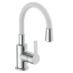 Valblue Samo Waschtischarmatur, Farbe: Chrom/Weiß