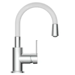 Valblue Samo Waschtischarmatur, Farbe: Chrom/Weiß