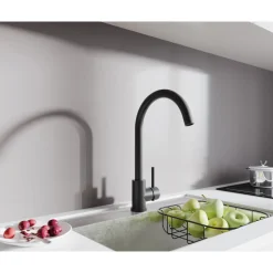 Valblue Spültischarmatur Como matt schwarz