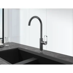 Valblue Spültischarmatur Milano chrom schwarz