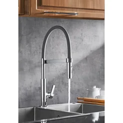 Valblue Spültischarmatur Noto chrom/ grau