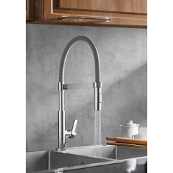 Valblue Spültischarmatur Noto chrom/ grau