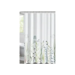 Valblue Textil-Duschvorhang-Set Flowers, 180x200 cm