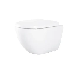 Valblue verkürztes randloses WC-Set 3 teilig