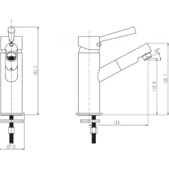 Valblue Waschtischarmatur Lyon