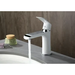 Valblue Waschtischarmatur Nantes weiß