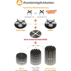 Vario Plattenlager 8 Stk