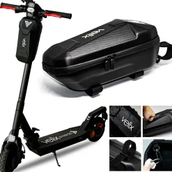 Velix Lenkertasche Zubehör Tasche für Lenker L30 cm mit Haltebändern Schwarz