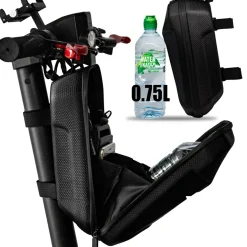 Velix Lenkertasche Zubehör Tasche für Lenker L30 cm mit Haltebändern Schwarz