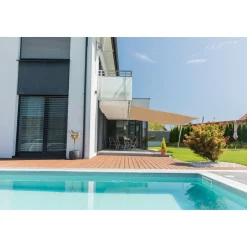 Viereck-Segel Capri 5 x 5 m reed