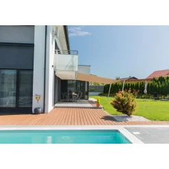 Viereck-Segel Capri 5 x 5 m reed