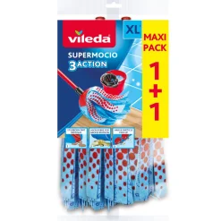 Vileda Ersatzmopkopf Supermocio 3ACTION Doppelpack