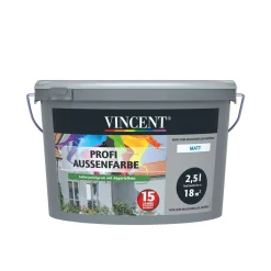Vincent FassadenfarbeProfi Aussenfarbe MIX IT! matt 2,5 l