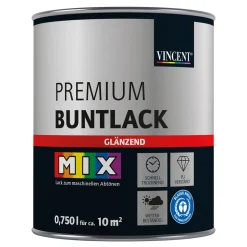 Vincent Lack Premium Buntlack Mix It glänzend 0,75 l