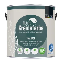 Vincent Natura Kreidefarbe Smaragd matt 2,5 L