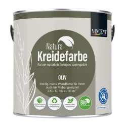 Vincent Natura Kreidefarbe Oliv matt 2,5 L