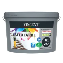 Vincent Wandfarbe Latexfarbe Mix It seidenglänzend 10 L