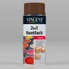 Vincent 2in1 Buntlack Spray Nussbraun glänzend 400 ml
