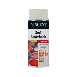 Vincent 2in1 Buntsprühlack lichtgrau 0,15 L Glänzend