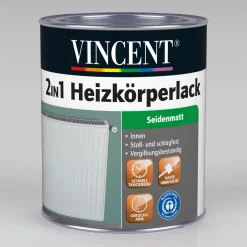 Vincent 2in1 Heizkörperlack seidenmatt 375 ml