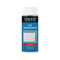 Vincent 2in1 Heizkörpersprühlack weiß glänzend 150 ml