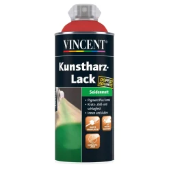 Vincent Kunstharzlack Spray Verkehrsrot 0,4 L Seidenmatt