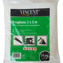 Vincent Profi Bauplane 2 x 5 m transparent