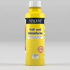 Vincent Voll- und Abtönfarbe gelb 0,5 L