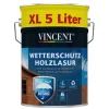 Vincent Wetterschutz-Holzlasur 5 L Teak