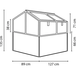 Vitavia Frühbeet Zola ESG alu