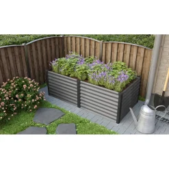 Vitavia Hochbeet Meta granit/schwarz