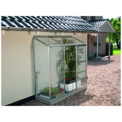 Vitavia Gewächshaus Styx 1300 1,3m² 4 mm Hohlkammerplatten silber