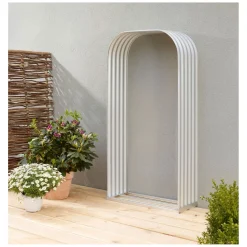 Vitavia Kaminholzregal Lignum 401 hoch silber-grau