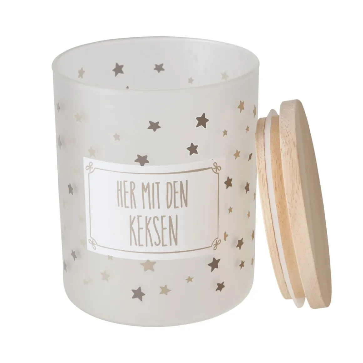 Vorratsglas Risor sortiert 750 ml Höhe 13 cm Durchmesser 10 cm Glas lackiert