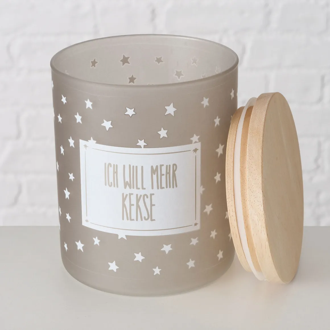 Vorratsglas Risor sortiert 750 ml Höhe 13 cm Durchmesser 10 cm Glas lackiert