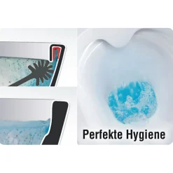 Wand-WC Rimini spülrandlos weiß