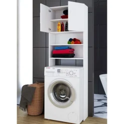 Waschmaschinenüberbau Jutas weiß